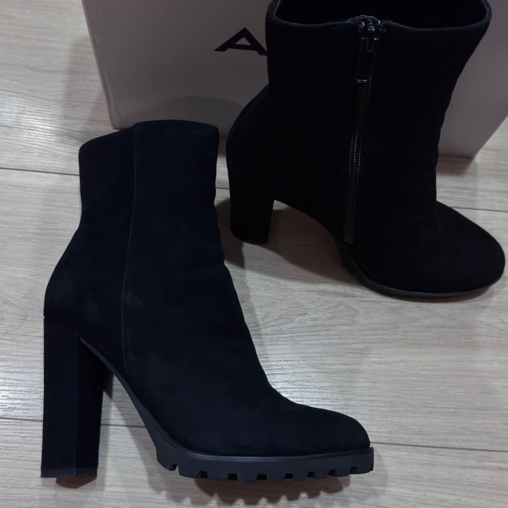 Aldo Black Heeled Boots for Women